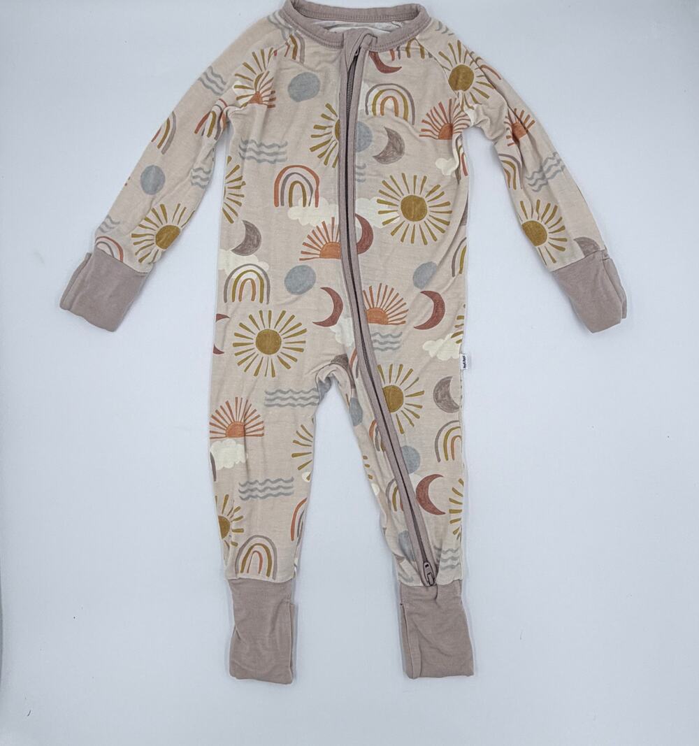 Little Sleepies Desert Sunrise Zippy Bamboo Pajamas 0-3 months